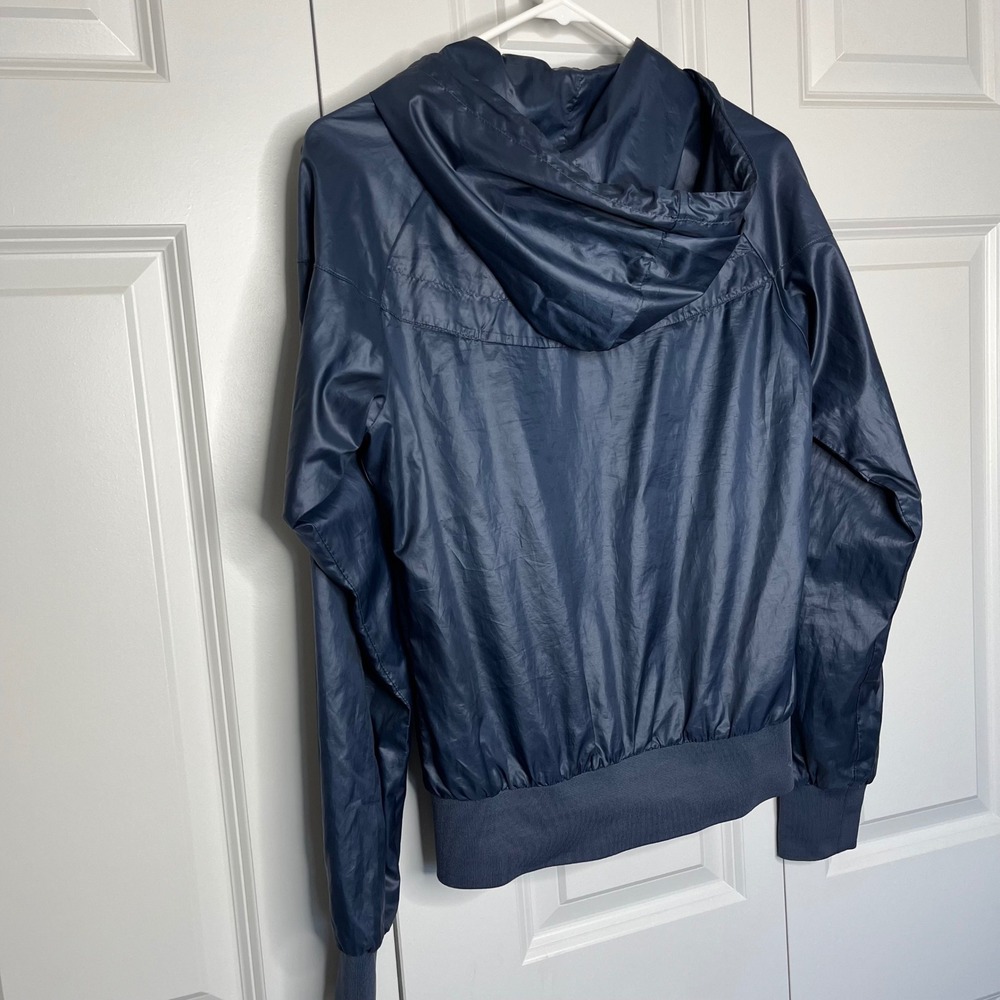 Nike Windrunner Hooded Windbreaker Jacket Blue Size Small - Picture 3 of 10